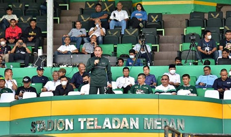 Gairahkan Kembali Sepakbola, Edy Rahmayadi Super Cup II Dibuka Langsung Gubernur