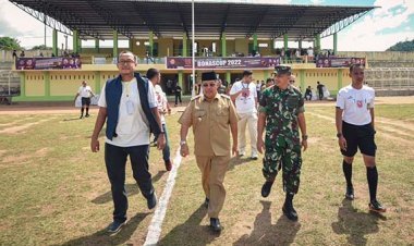 Wakil Wali Kota Padang Sidempuan Buka Bonas Cup 2022 di Stadion HM Nurdin