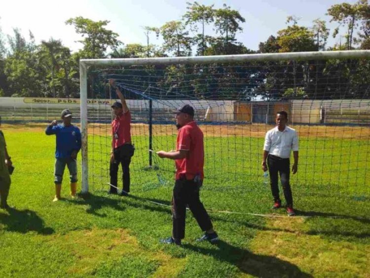 PT LIB Verifikasi Insfratruktur Stadion Baharoeddin Siregar Homebase PSDS Deli Serdang