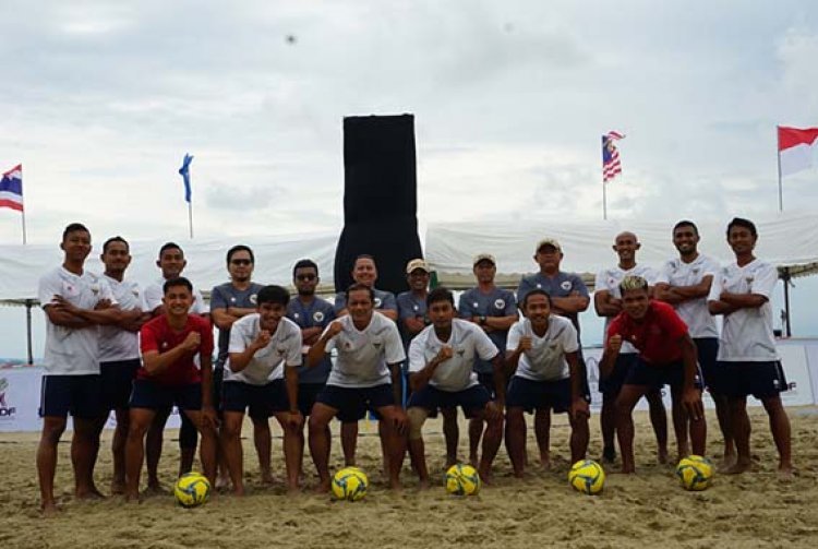 Hari Ini Laga Perdana Tim Sepak Bola Pantai Indonesia di AFF Beach Soccer Championship 2022