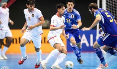Dramatis, Timnas Futsal Indonesia Kalah Tipis dari Jepang di Perempat Final AFC Futsal Cup 2022