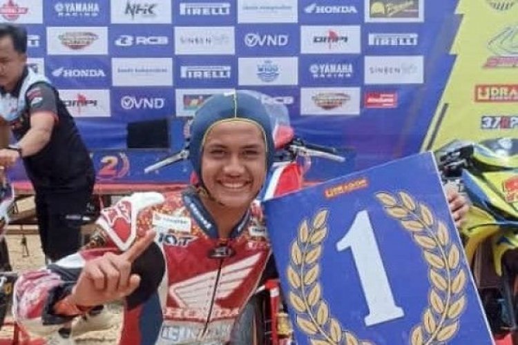 Pebalap Sumut Raih Podium Tertinggi, M Syirat Syauqi di Motoprix Region Sumatera