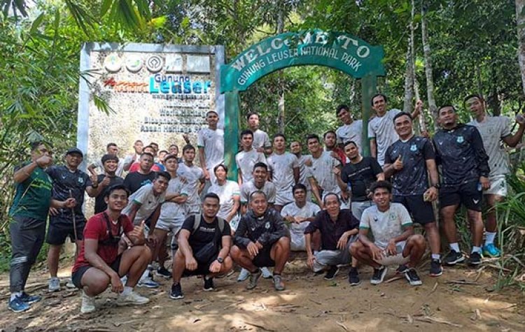 PSMS Latihan Sembari Refreshing di Bukit Lawang