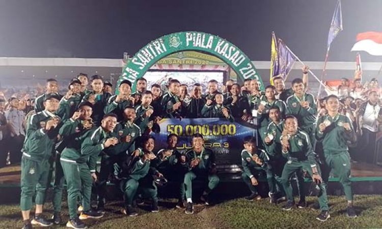 Sumut Finish di Peringkat III Liga Santri Piala Kasad 2022