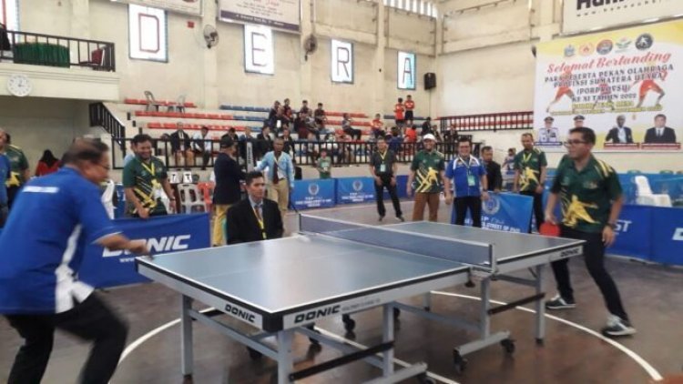 196 Atlet dari 22 Kabupaten Kota Siap Bersaing di Cabor Tenis Meja Porprovsu 2022