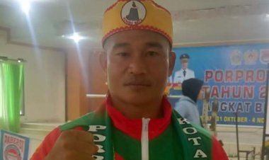 Faebolo Dodo Lengkapi 3 Emas Perdana Angkat Berat Medan di Porprovsu  2022