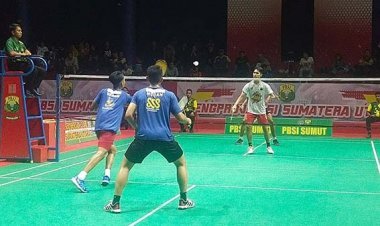Medan Kirim Wakil Terbanyak ke Perempatfinal Perorangan Bulutangkis Porprovsu 2022