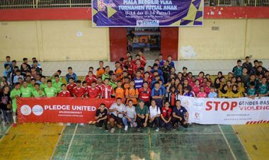 Gerakan Pledge United Pada Hari Anti Kekerasan Berbasis Gender (KBG) di Kota Medan