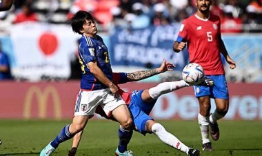 Hasil Jepang Vs Kosta Rika Sama Kuat di Babak Pertama