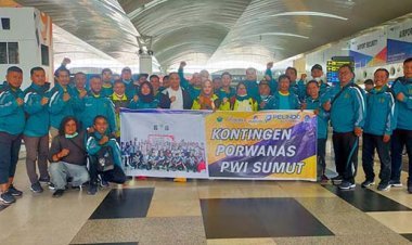 Naik ke Posisi 13 di Malang, Ketua PWI Sumut Bangga Capaian Atlet Porwanas 2022