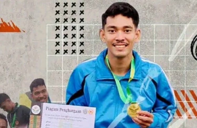 Shafwan Hafiz Raih Emas Kedua Atletik Asahan di Porprovsu 2022