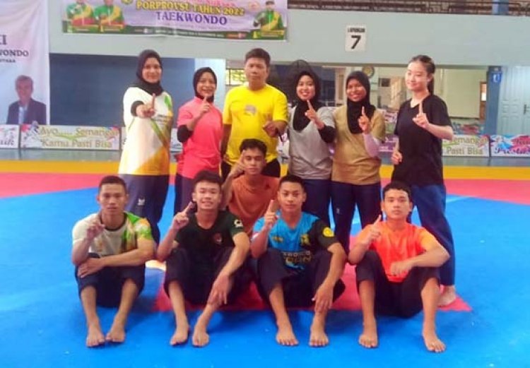 Medan Sementara Mendominasi Medali Cabor Taekwondo Porprovsu 2022