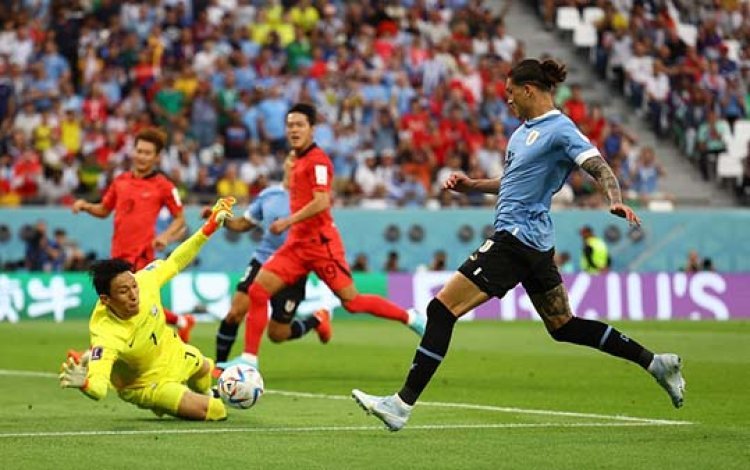 Korea Selatan Tahan Uruguay 0-0 di Babak Pertama