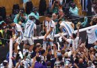 Tradisi Gunting Jaring Gawang Usai Juara Piala Dunia 2022