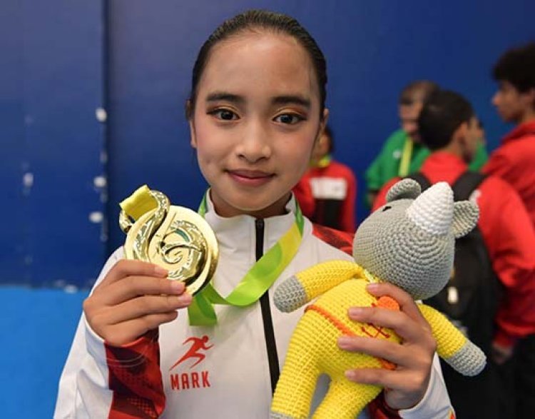Raih Medali Emas di Kejuaraan Dunia Wushu Junior 2022, Thalia Marvelina Persembahkan untuk Indonesia dan Orang Tua