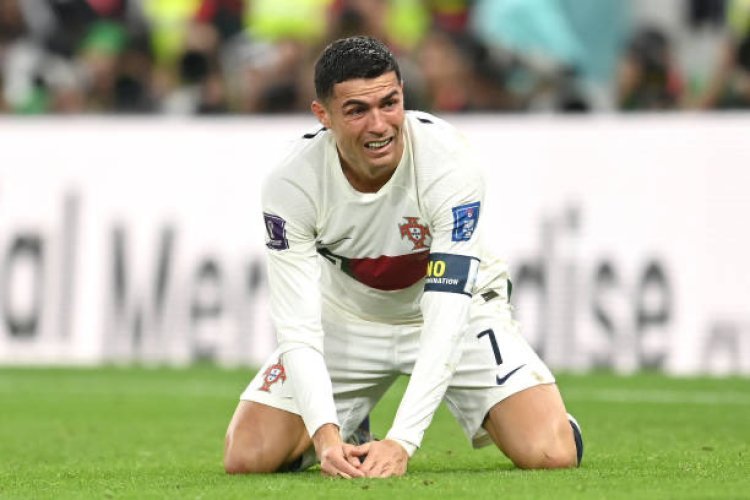 Dipulangkan Maroko dari Piala Dunia, Cristiano Ronaldo Menangis Keluar Lapangan