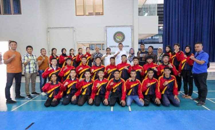 Musa Rajekshah Lepas Atlet yang Mengikuti Kejurnas PBTI