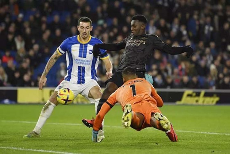 Hasil Brighton vs Arsenal Skor Akhir 2-4, Pekan Ke-18 Liga Inggris 2022-2023
