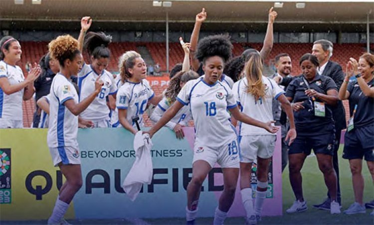 Timnas Wanita Panama Berdansa di Lapangan Merayakan Lolos ke Piala Dunia Wanita