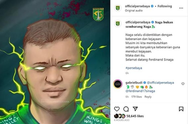 Bursa Transfer Liga 1: Ferdinand Sinaga Merapat Persebaya