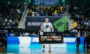 Hans Abraham Peraih Sixth-Man of The Year IBL Tokopedia 2023