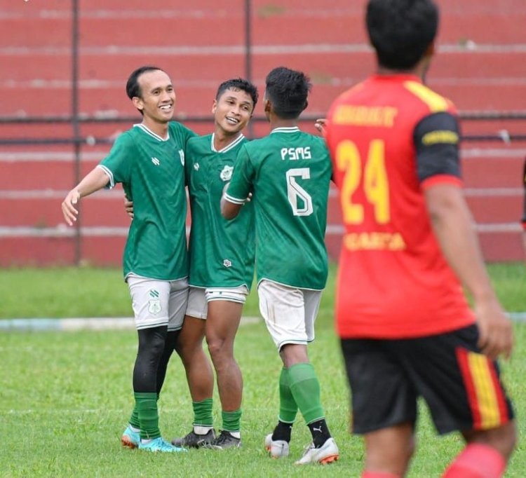 PSMS Medan Kembali Menang Besar di Laga Uji Coba Kelima
