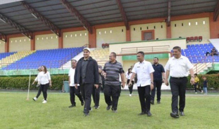 Renovasi Stadion Mini Disporasu Dipastikan Rampung Akhir Agustus 2024