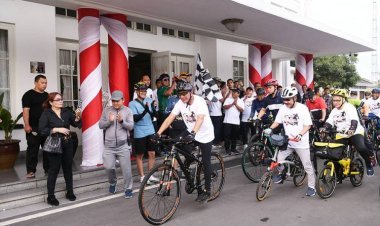 Peringati Haornas, Edy Rahmayadi Gowes untuk Budayakan Kembali Olahraga