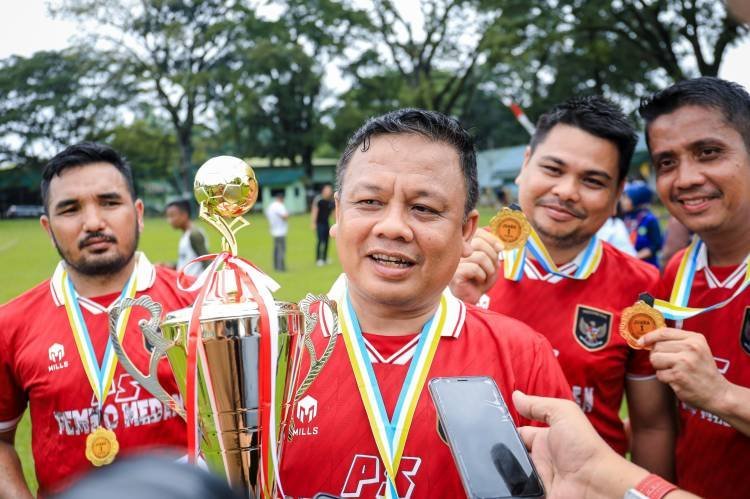 Pemko Medan Juara Sepakbola Komwil I APEKSI Setelah Kalahkan Pemko Lhokseumawe 6-1