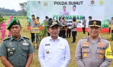 Pj Gubsu Dukung Penanaman 10 Juta Pohon