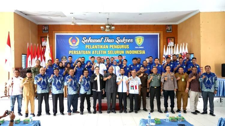 PASI Langkat Dilantik, Plt Bupati Langkat Yakin Banyak Atletik di Pedesaan