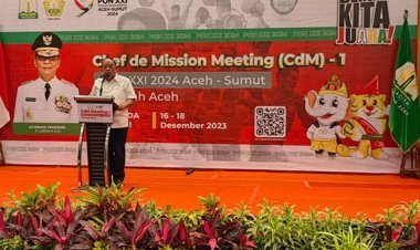 CdM Meeting I PON XXI Wilayah Aceh Bahas Beberapa Target