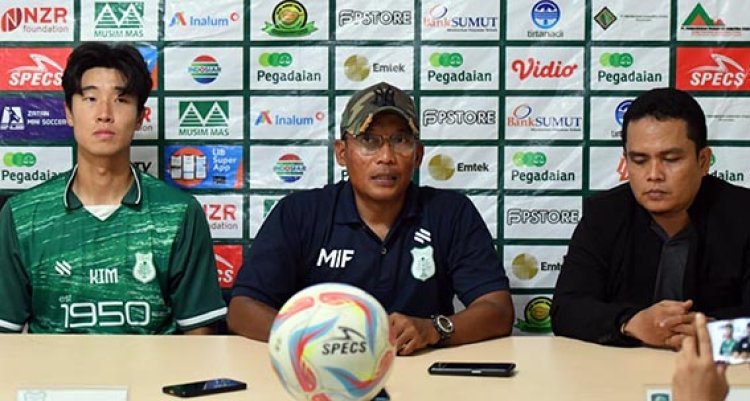 Kata Pelatih PSMS Miftahudin Mukson Soal Kekalahan Pertamanya  dari Semen Padang