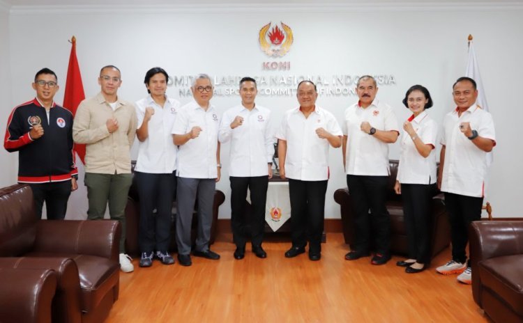 Ketum KONI Pusat Terima Kunjungan CdM Indonesia untuk Olimpiade Paris