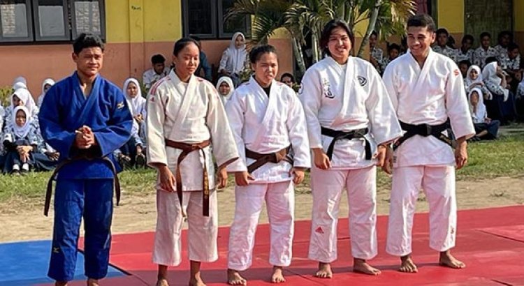 Pengcab PJSI Kabupaten Deli Serdang Perkenalkan Judo ke Tingkat Pelajar