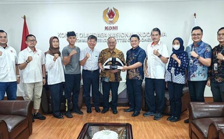 KONI Pusat Sambut Teknologi Robotik di Dunia Olahraga Nasional