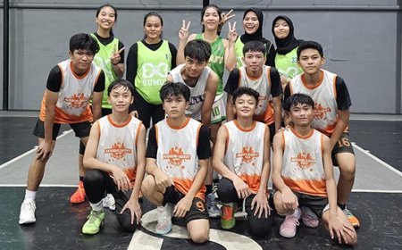 Tim Basket 3x3 Putri Sumut Incar Medali Perunggu di PON 2024