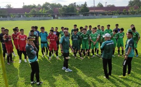 Tim Sepakbola PON Sumut Agedankan TC Penuh di Pulau Jawa