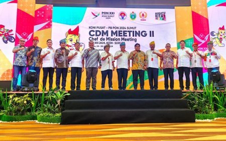 Buka Resmi CdM II PON XXI 2024 di wilayah Sumut, Ketum KONI Pusat Tegaskan Arahan Presiden Joko Widodo