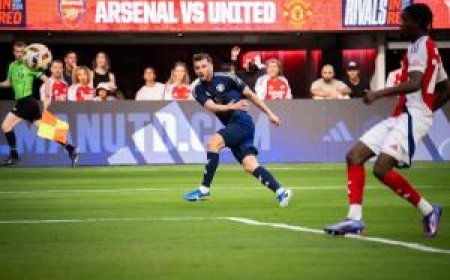 Hasil Arsenal vs Manchester United di Laga Uji Coba Pramusim 2024-2025: Setan Merah Kena Comeback The Gunners 1-2