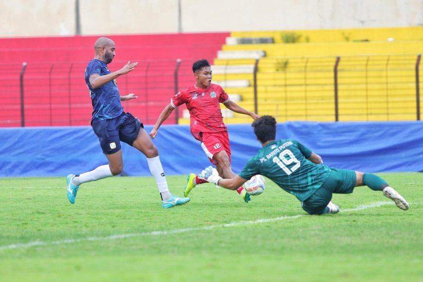 Tim Sepakbola PON Sumut Tahan Imbang Barito Putera 1-1 di Laga Uji Coba