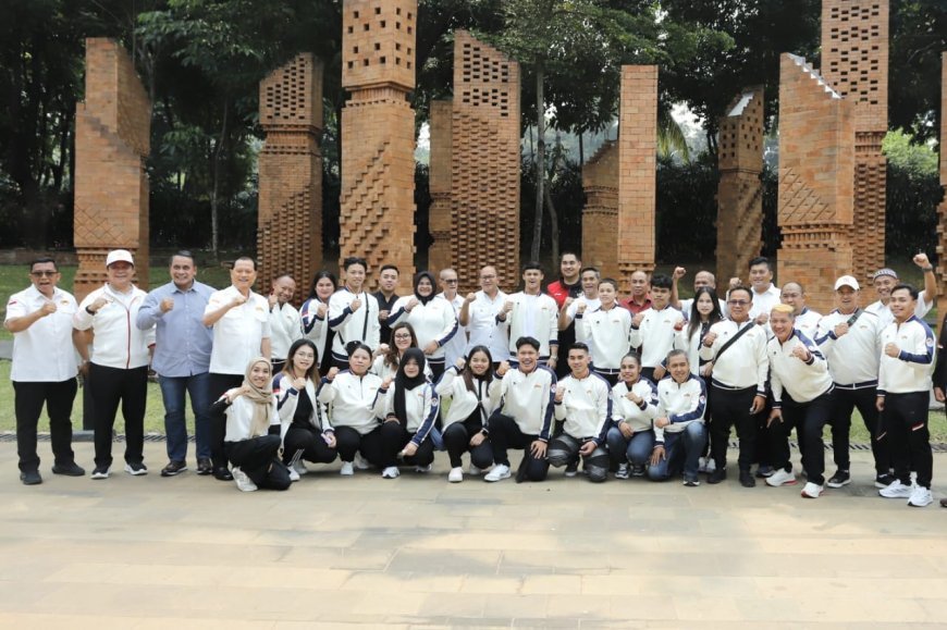 Gelar Tasyakuran Keberhasilan Angkat Besi Olimpiade Paris 2024 dan Pelepasan Atlet PON XXI