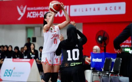 Dua Tuan Rumah Kompak Telan Kekalahan Cabor Basket 5x5 Putri