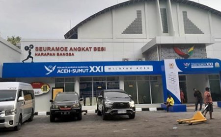 Mengenal GOR Khusus Angkat Besi Seuramoe Angkat Besi Harapan Bangsa Banda Aceh