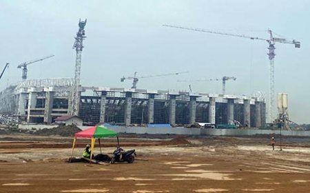 Kebut Penyelesaian Stadion Utama Venue Penutupan PON 2024, Sumut Libatkan Ribuan Pekerja