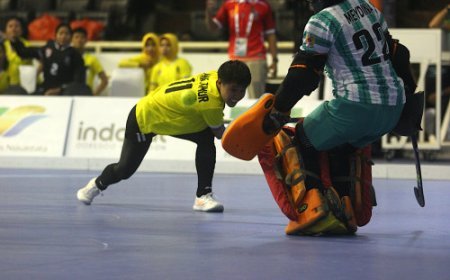 *Hari Kedua Pertandingan Hoki Ruangan di PON XXI Aceh-Sumut 2024: Jawa Barat Terus Mendominasi