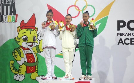 Lampung Semakin Dominan di Senam Ritmik PON 2024