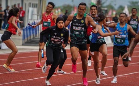 Sumut Dapat Emas dari Estafet Campuran, Ketiga dari Nella di PON 2024