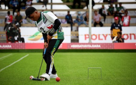 Bendri dan Ilham Sumbang Emas Perdana untuk Sumut di Cabor Gateball PON XXI