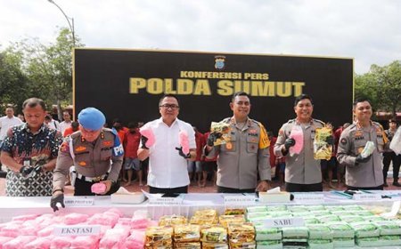 Polda Sumut Catat Keberhasilan Luar Biasa dalam Perang Melawan Narkoba pada 2024
